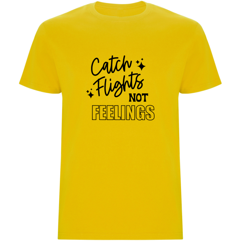 Pánské tričko - CATCH FLIGHTS, NOT FEELINGS