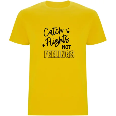 Pánské tričko - CATCH FLIGHTS, NOT FEELINGS