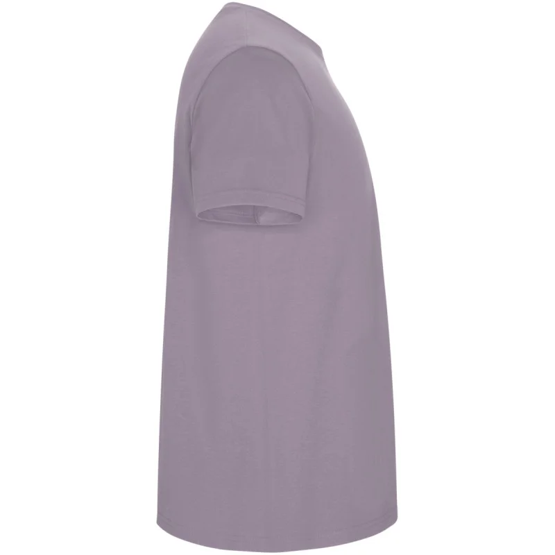 Pánské tričko s vlastním potiskem - levandulová (pravý bok)