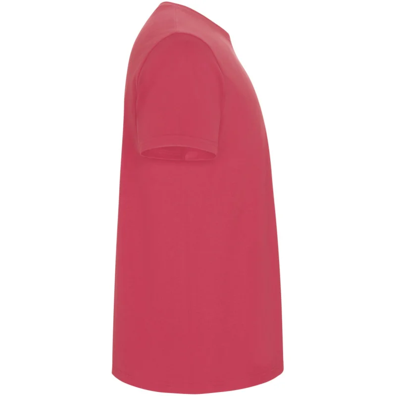 Pánské tričko s vlastním potiskem - sepraná červená (pravý bok)