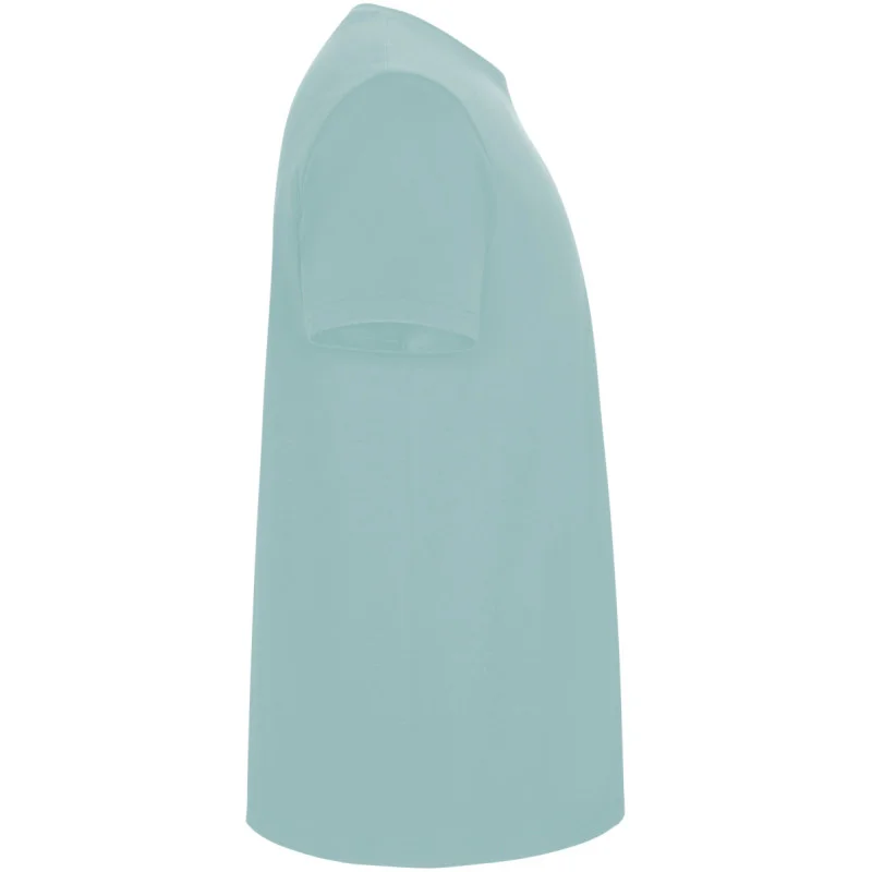 Pánské tričko s vlastním potiskem - sepraná modrá (pravý bok)