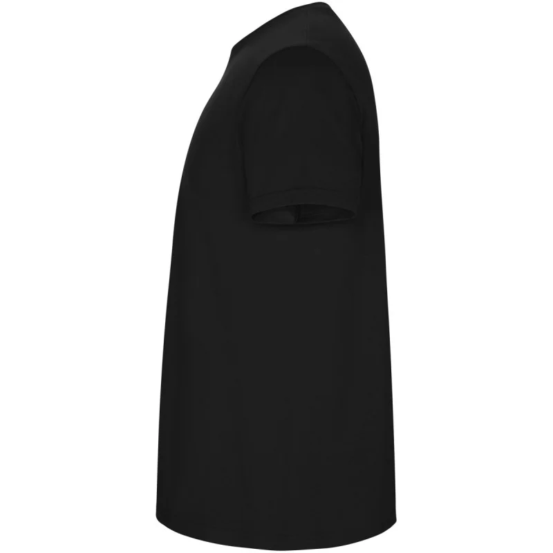 Pánské tričko s vlastním potiskem - černá (levý bok)