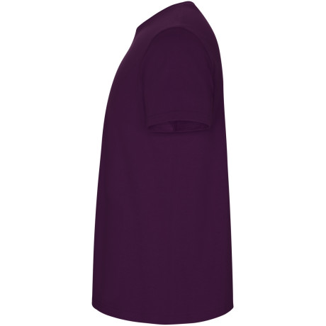 Pánské tričko s vlastním potiskem - purpurová (levý bok)