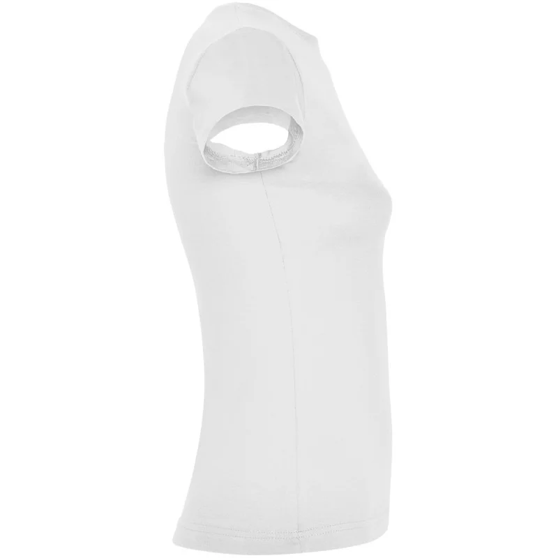 Dámské tričko s vlastním potiskem - bílá (pravý bok)