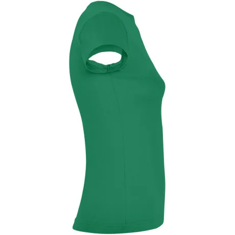 Dámské tričko s vlastním potiskem - zelená (pravý bok)