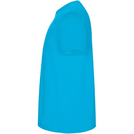 Chlapecké tričko s vlastním potiskem - tyrkysová (levý bok)