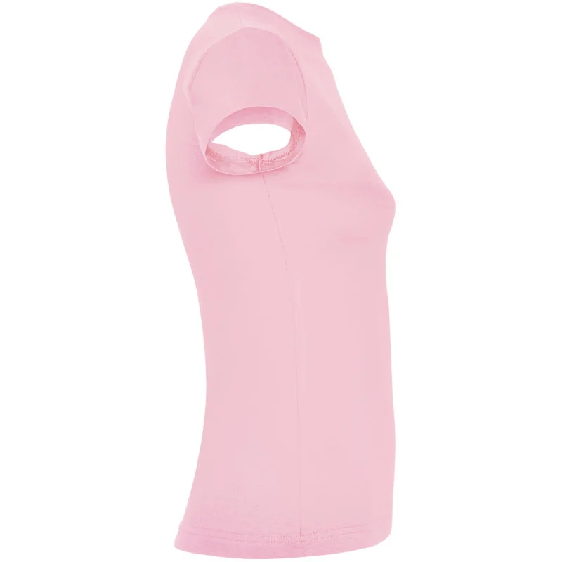 Dívčí tričko s vlastním potiskem - světle růžová (pravý bok)