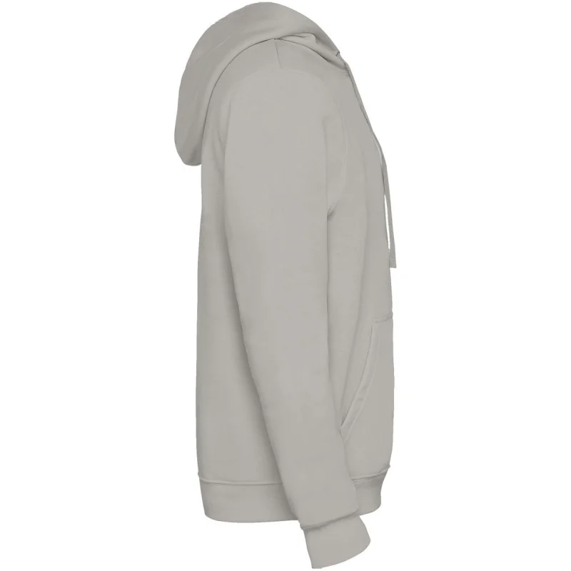 Mikina s vlastním potiskem pro dospělé - šedá (pravý bok)