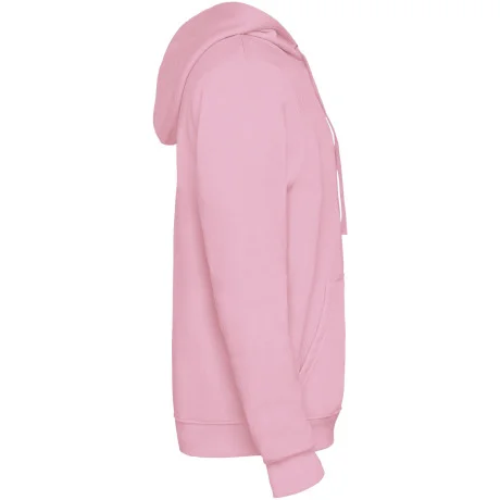 Mikina s vlastním potiskem pro dospělé - světle růžová (pravý bok)