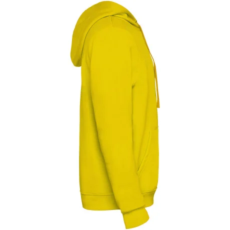 Mikina s vlastním potiskem pro dospělé - žlutá (pravý bok)