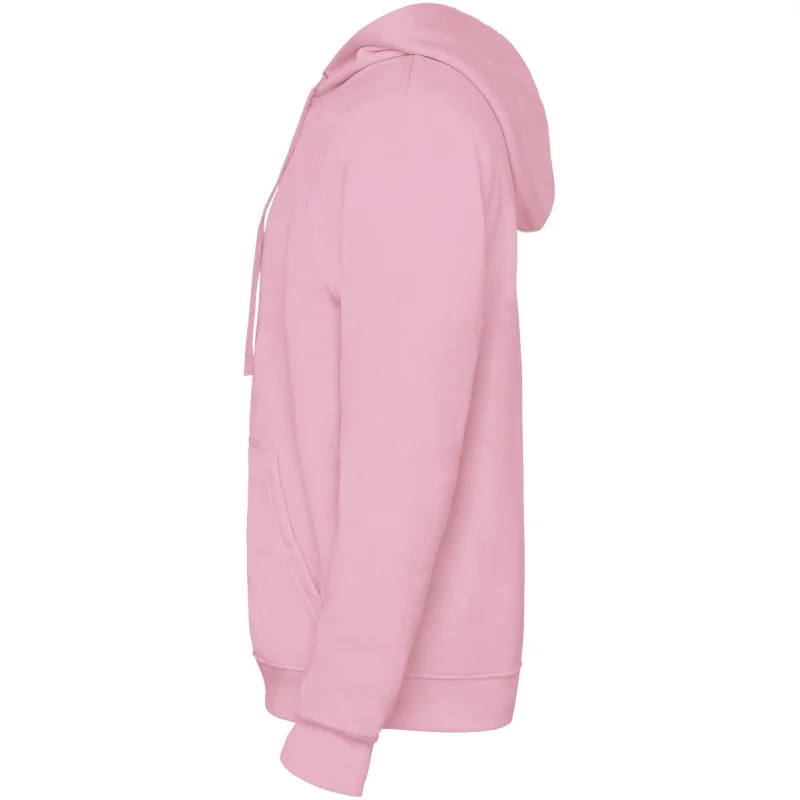 Mikina s vlastním potiskem pro dospělé - světle růžová (levý bok)