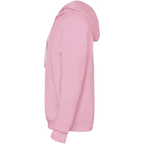 Mikina s vlastním potiskem pro dospělé - světle růžová (levý bok)