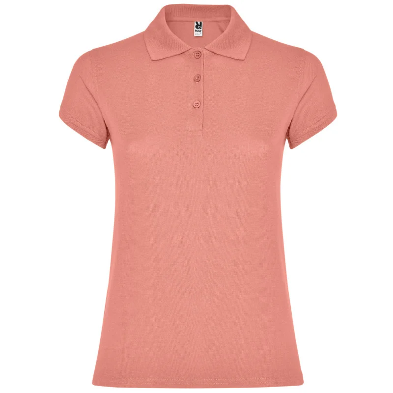 Dámská polokošile s vlastním potiskem - lososová