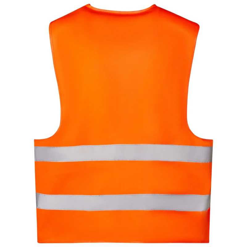 Reflexní vesta s vlastním potiskem - oranžová (záda)