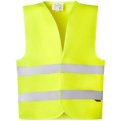 Reflexní vesta s vlastním potiskem - žlutá