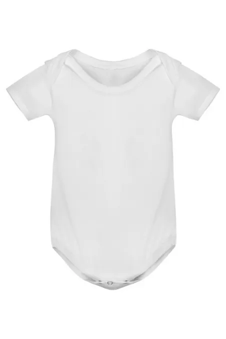 Kojenecké body s krátkým rukávem a vlastním potiskem