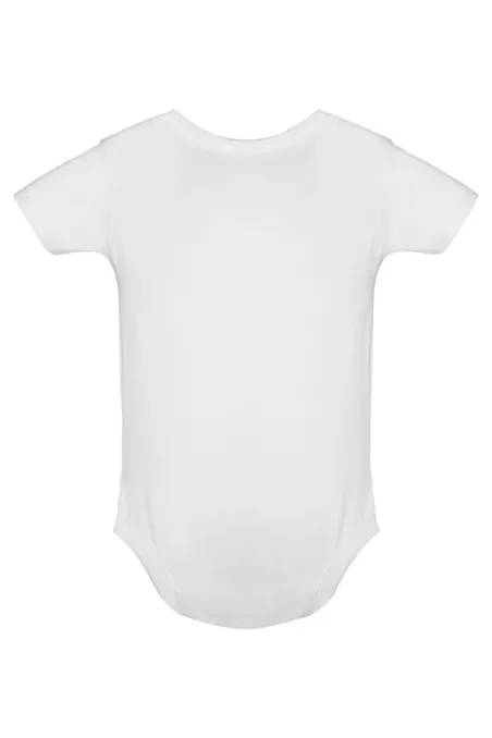 Kojenecké body s krátkým rukávem a vlastním potiskem