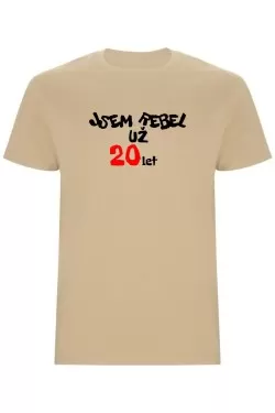 Pánské tričko - JSEM REBEL UŽ 20 LET