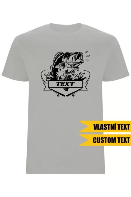 Pánské tričko - PRO RYBÁŘE S VLASTNÍM TEXTEM