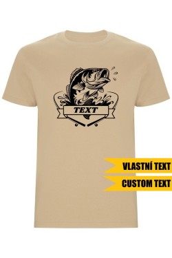 Pánské tričko - PRO RYBÁŘE S VLASTNÍM TEXTEM