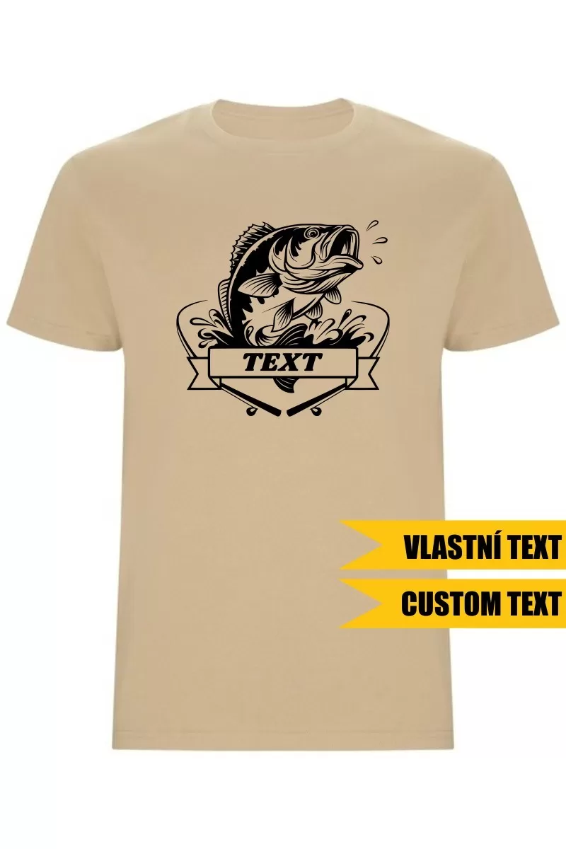 Pánské tričko - PRO RYBÁŘE S VLASTNÍM TEXTEM