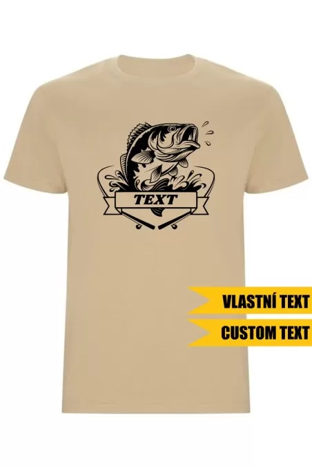 Pánské tričko - PRO RYBÁŘE S VLASTNÍM TEXTEM