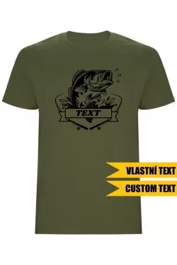 Pánské tričko - PRO RYBÁŘE S VLASTNÍM TEXTEM