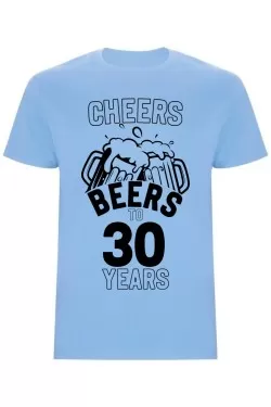 Pánské tričko - CHEERS BEERS TO 30 YEARS