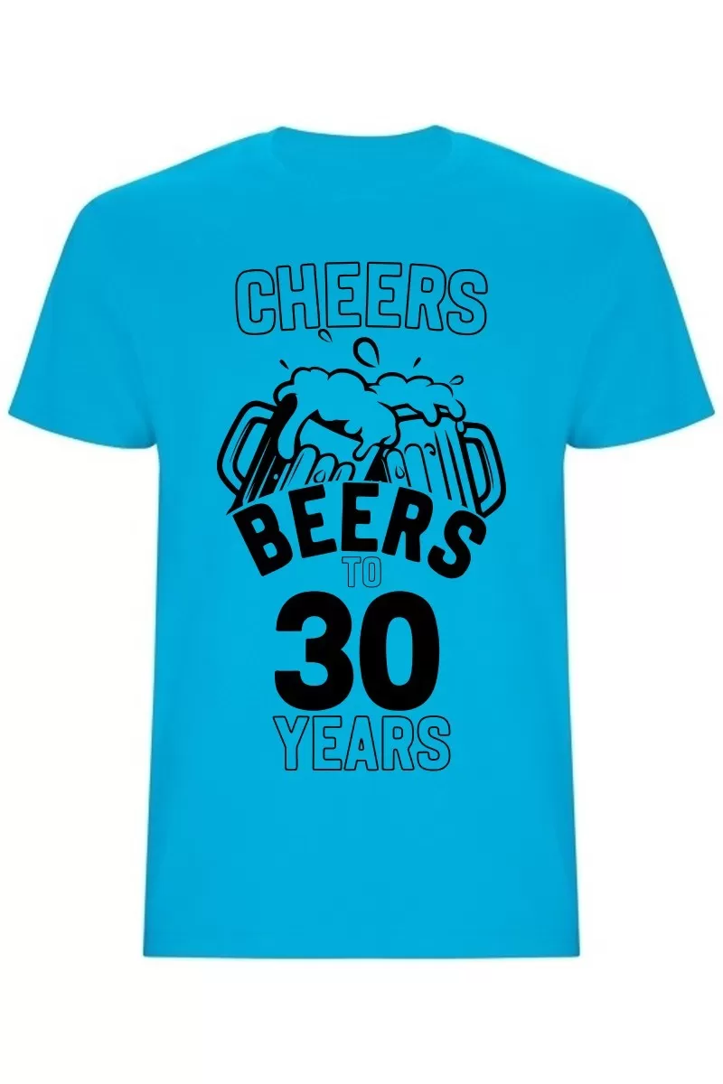 Pánské tričko - CHEERS BEERS TO 30 YEARS