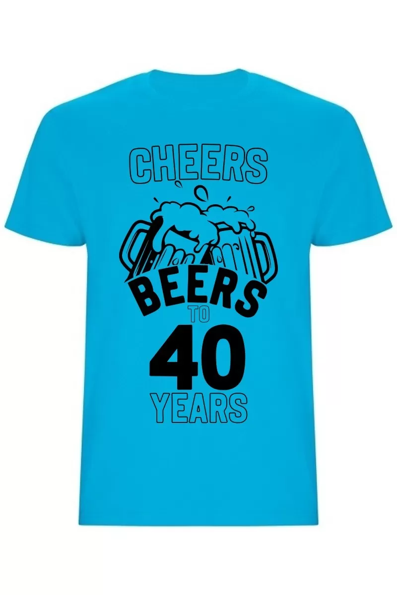 Pánské tričko - CHEERS BEERS TO 40 YEARS