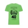 Pánské tričko - CHEERS BEERS TO 40 YEARS