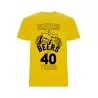 Pánské tričko - CHEERS BEERS TO 40 YEARS