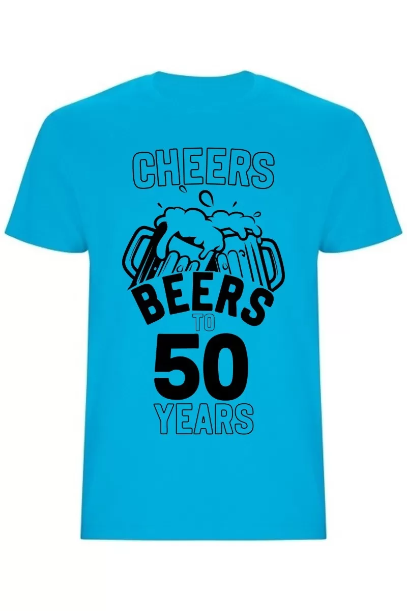 Pánské tričko - CHEERS BEERS TO 50 YEARS