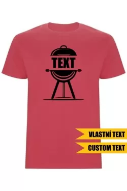 Pánské tričko - GRILL S VLASTNÍM TEXTEM