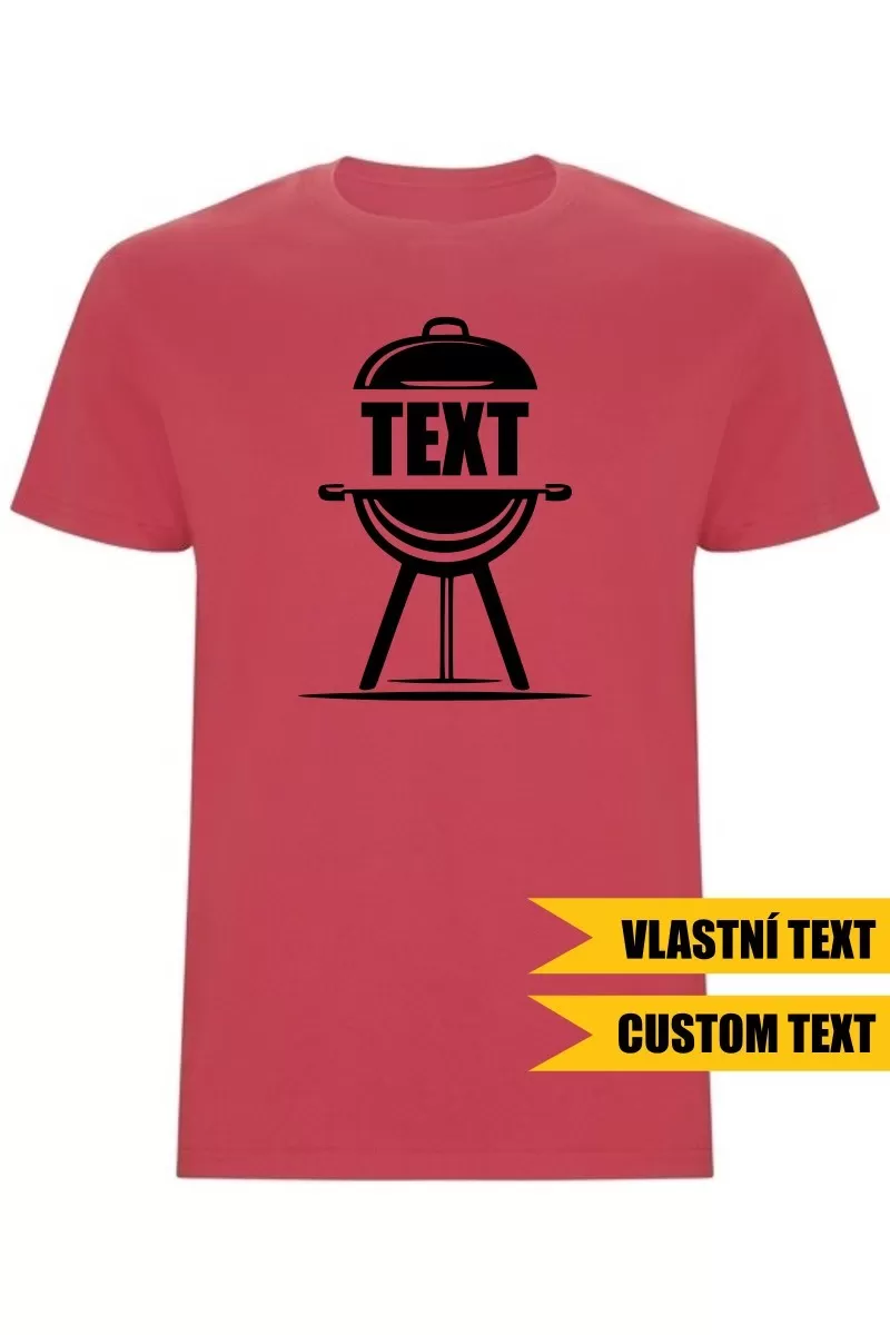 Pánské tričko - GRILL S VLASTNÍM TEXTEM