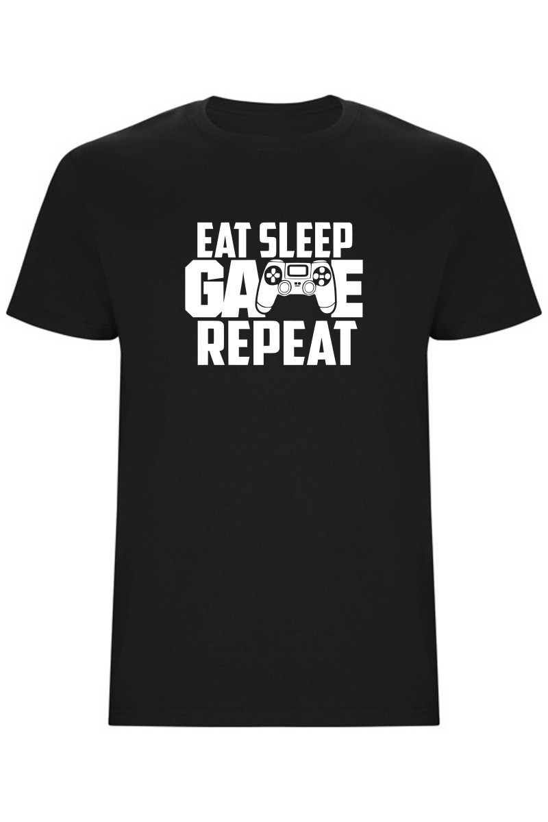 Pánské tričko - EAT, SLEEP , GAME AND REPEAT
