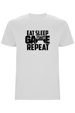 Pánské tričko - EAT, SLEEP , GAME AND REPEAT