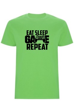 Pánské tričko - EAT, SLEEP , GAME AND REPEAT