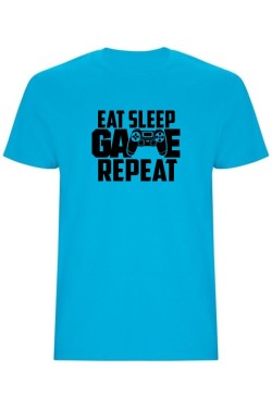 Pánské tričko - EAT, SLEEP , GAME AND REPEAT