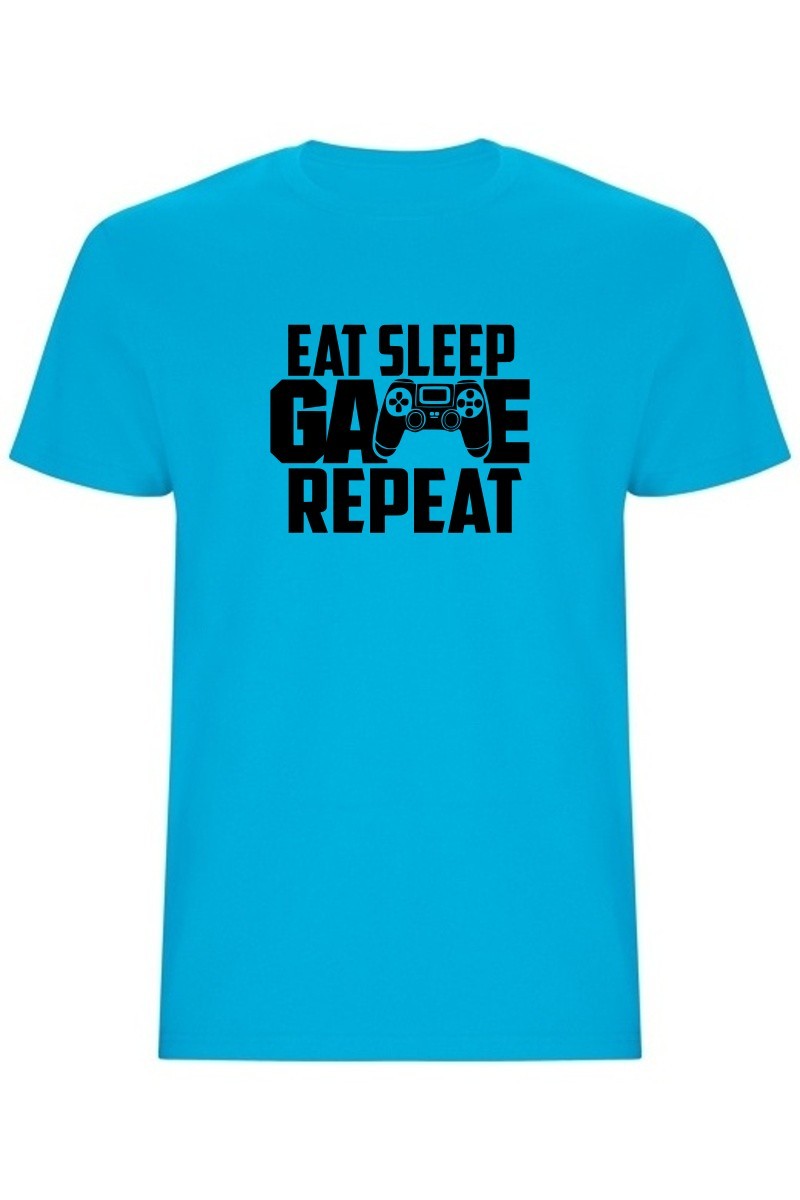 Pánské tričko - EAT, SLEEP , GAME AND REPEAT