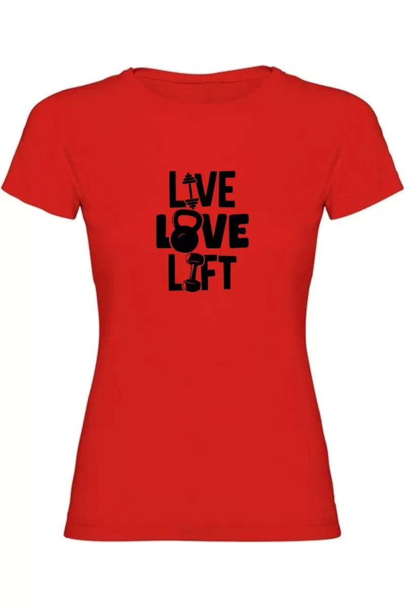 Dámské tričko - LIVE, LOVE, LIFT