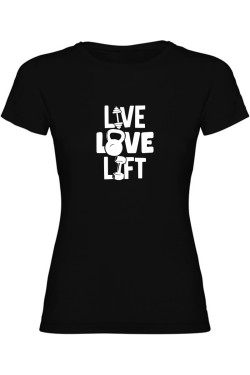Dámské tričko - LIVE, LOVE, LIFT