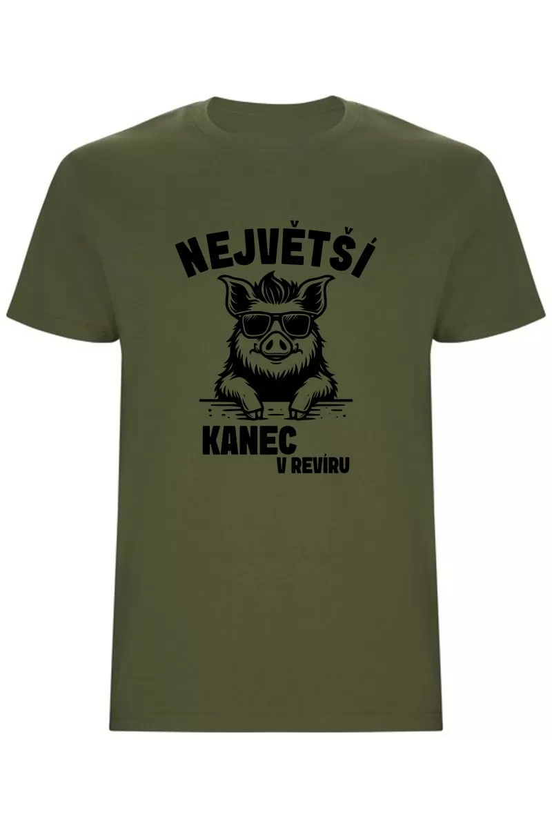 Pánské tričko - NEJVĚTŠÍ KANEC V REVÍRU