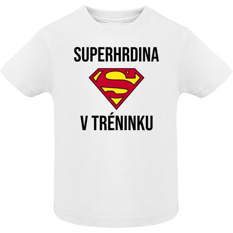 Dětské tričko-SUPERHRDINA V TRÉNINKU