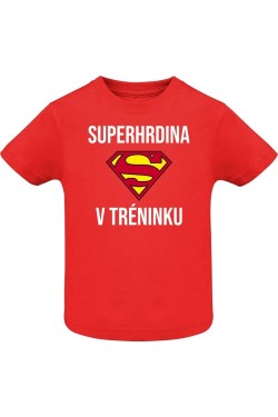 Dětské tričko-SUPERHRDINA V TRÉNINKU