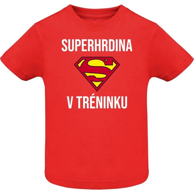 Dětské tričko-SUPERHRDINA V TRÉNINKU