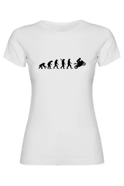 Dámské tričko - MOTORKÁŘKA EVOLUCE