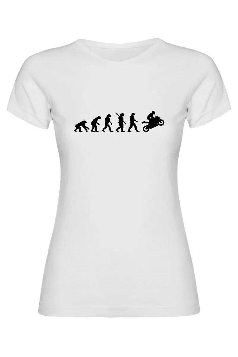 Dámské tričko - MOTORKÁŘKA EVOLUCE