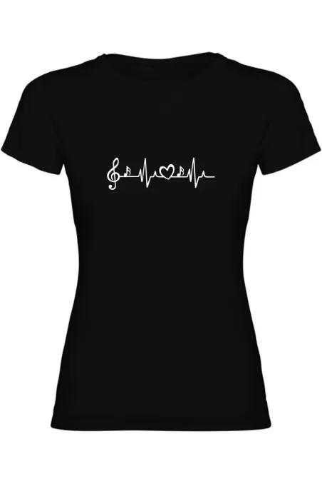 Dámské tričko - EKG MUZIKA