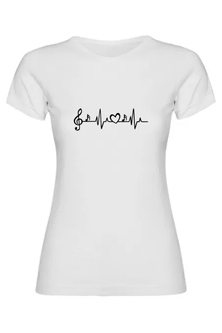 Dámské tričko - EKG MUZIKA